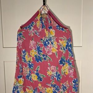 Polo By Ralph Lauren Halter Floral Dress 14